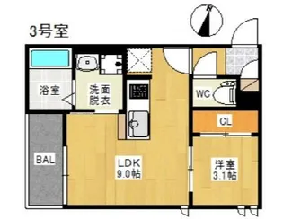 REGALEST Alivio【3階】の間取り
