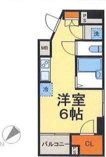シンシティー西日暮里【8階】の間取り