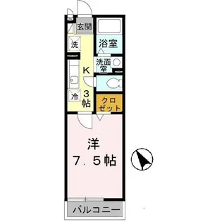 アーク西町【2階】の間取り