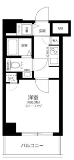 ファーストプレイス大崎【10階】の間取り