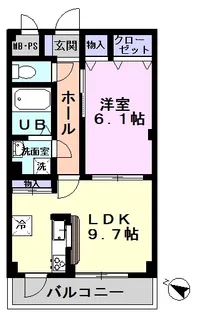ArteIII南流山【3階】の間取り
