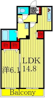 グラン・シャリオ【3階】の間取り