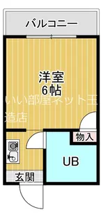 エイチツーオー第6ビル【4階】の間取り