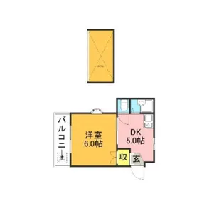 ハイツルミエール【1階】の間取り
