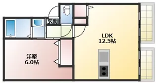 サンライフ湊【2階】の間取り