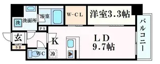 ハーモニーレジデンス名古屋今池【12階】の間取り