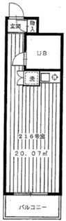 ベルパークシティ西新宿【2階】の間取り