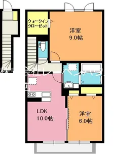 シャルマンK【2階】の間取り