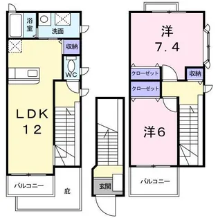 アクア リオの間取り