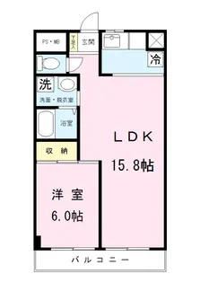 エスペランサ宮前【5階】の間取り