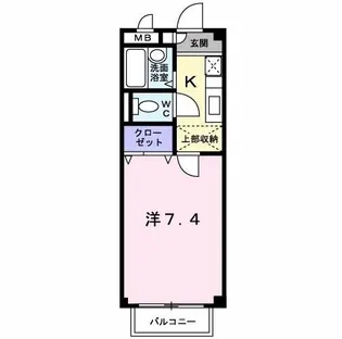 エクセル杉【2階】の間取り