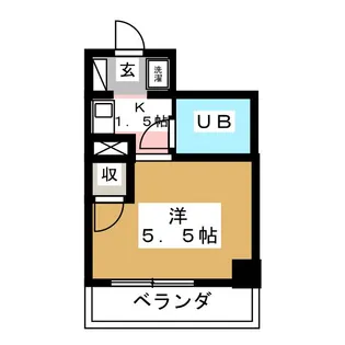 グレイスコート幸II【2階】の間取り