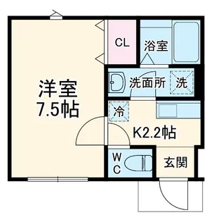 ヴァンベール【1階】の間取り
