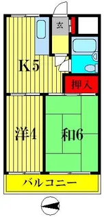 柴又第1STマンション【1階】の間取り