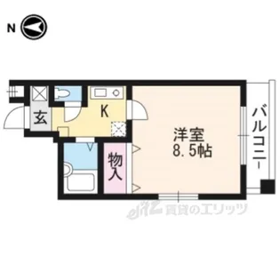 シャトールミエール【4階】の間取り