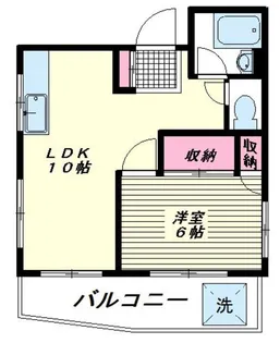 青木ハイツ【2階】の間取り