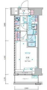 ジェノヴィア阪東橋スカイガーデン【10階】の間取り