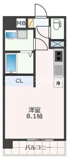 CHAINON薬園【6階】の間取り
