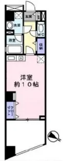 カームコート白金高輪【6階】の間取り