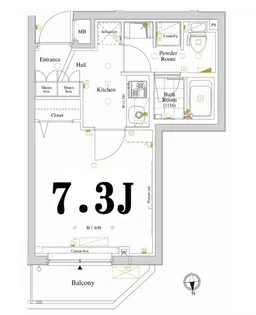 アクサス練馬【2階】の間取り