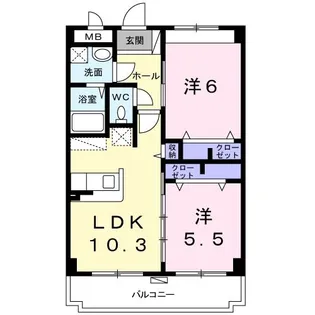 frescura【1階】の間取り