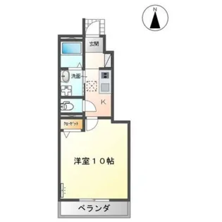 リン・ラディーチェ【1階】の間取り