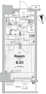 プロスタイルウェルス品川戸越MD【7階】の間取り