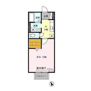 サンフラワー【2階】の間取り