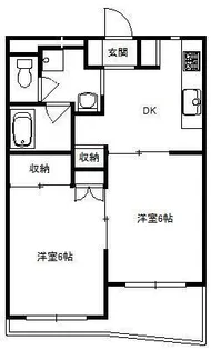 ノーブ平沼園【5階】の間取り