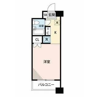 プライムアーバン勝どき【9階】の間取り