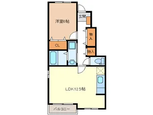 マレノワール A棟【1階】の間取り