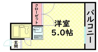 グランビルド道頓堀【5階】の間取り