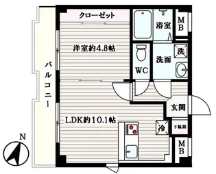 GloryHill北浦和【3階】の間取り