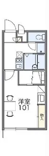 レオパレスコンタディーノ オカザキ【1階】の間取り