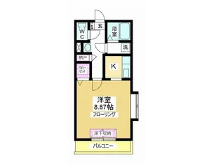 カーサドマーニ【2階】の間取り
