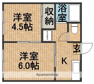 DCハイツI【1階】の間取り