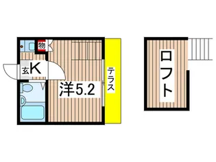 プラムツリ-コ-ユ-・亀有【1階】の間取り