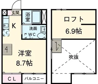 アーク本陣【2階】の間取り