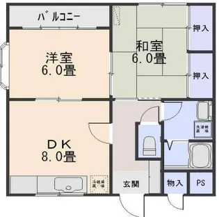 サンガーデン【2階】の間取り