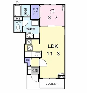 フトゥーロ【1階】の間取り