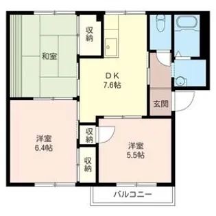 エスポワール【2階】の間取り