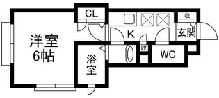 トラストヒルズ【1階】の間取り