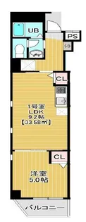 ジニアック浅草【2階】の間取り