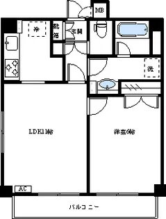 藤和シティコープ自由が丘【4階】の間取り
