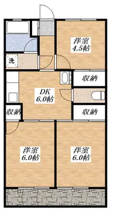 泰慶マンション【1階】の間取り