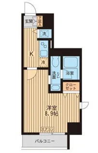 KDXレジデンス入谷【6階】の間取り