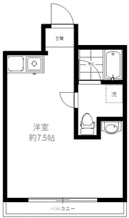 タウンハイツ本郷【4階】の間取り