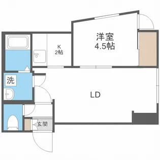 アイビル西町北【3階】の間取り