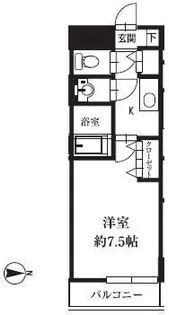 HF銀座レジデンスEASTII【11階】の間取り