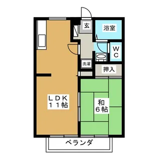 サンライフ土屋 B【1階】の間取り